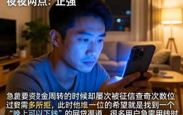 晚上能下的网贷口子，详细阐述5个不看征信查询的平台