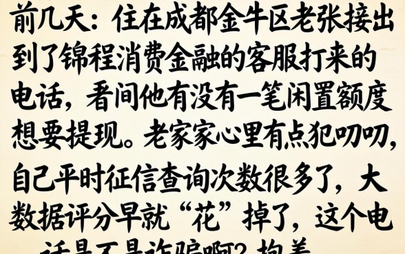 锦程消费金融电联，遴选5个无视评分的贷款口子
