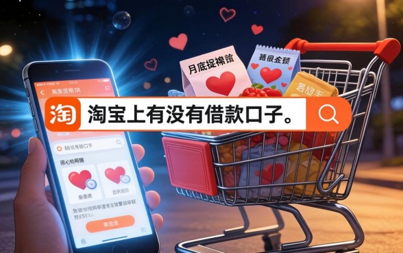 淘宝上有借款口子吗，精选五个急用小钱不求征信流水轻松贷的app