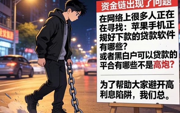 苹果容易下款的口子，归纳五个黑白贷款不是高炮的软件