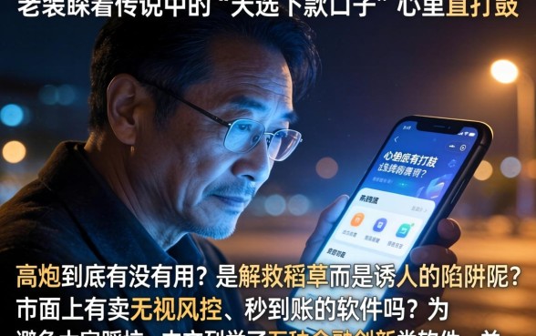 天选的下款口子高炮，整合五个金融创新秒下不要芝麻分的软件