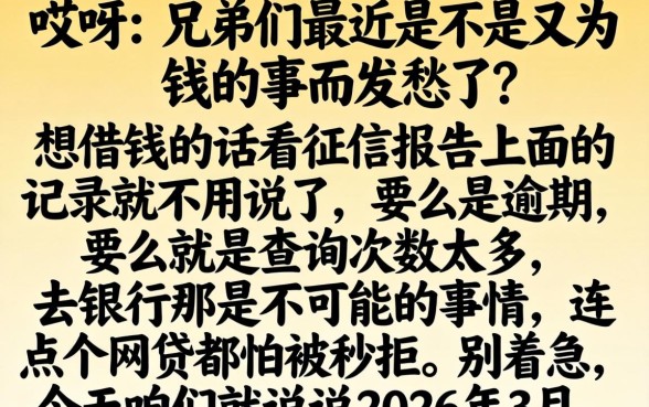 2026年3月下款的口子，甄选5个无视风控不看征信的网贷