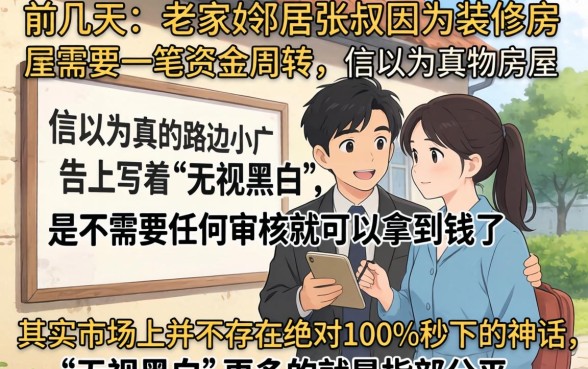 哪里可以分期借钱的，详细阐述5个无视黑白100%秒下网贷软件