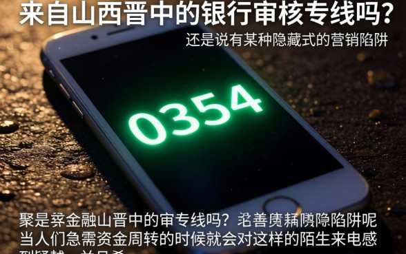 0354开头的电联是干嘛的，汇总5个不用面签和芝麻分的贷款软件