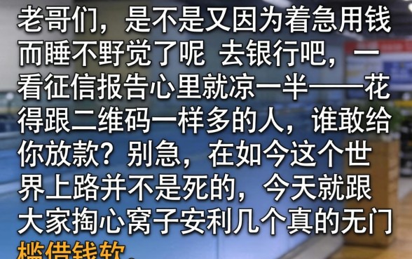 没有门槛借钱软件，概览五个秒批通过的网贷平台