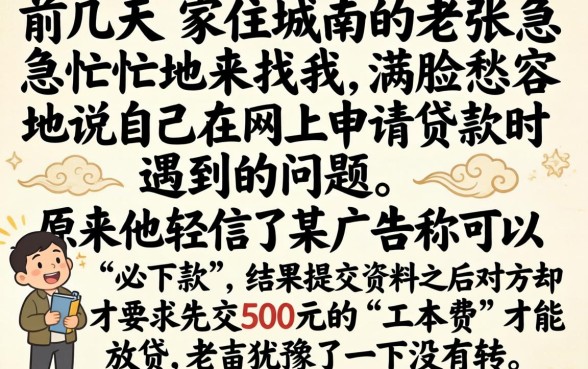 网贷下款竟要收费，诚意推荐五个真正无视风控黑白的网贷口子