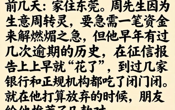 无视征信风控贷款，枚举五个无视逾期大数据花户黑户app