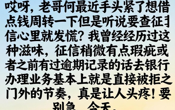 微信流水借钱怎么借，热忱推荐5个小额贷款不查征信的口子