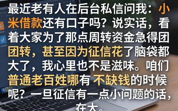 小米借款还有口子吗，陈列五个不看综合评分的网贷百分百下款口子