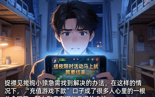 充值游戏下款的口子，筛选5个大学生可以使用的软件