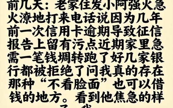 不查征信必下款的口子，规整五个不上征信报告的贷款app