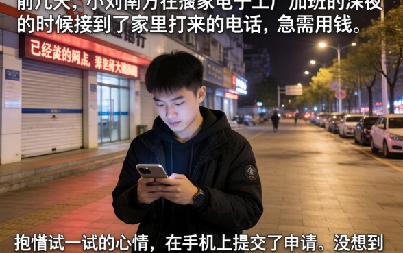 最新能下款的口子，热忱推荐5个夜间秒下款的14天口子