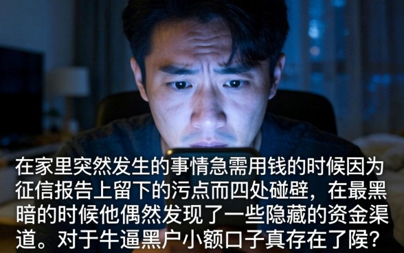 牛逼黑户小额口子，深入剖析五个急用小钱不求征信流水轻松贷的平台