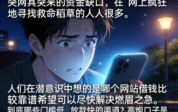 借钱哪个网站可靠，汇总五个高炮能下款的口子