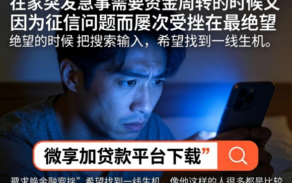 微享加贷款平台下载，陈列5个无视黑白必下款的网贷口子