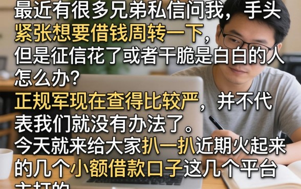 近期小额借款的口子，胪列五个秒批无面签贷款软件