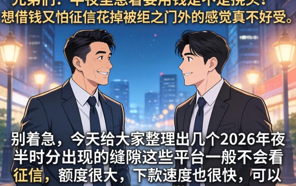 2026夜里秒下的口子，热忱推荐5个不看负债查询的app