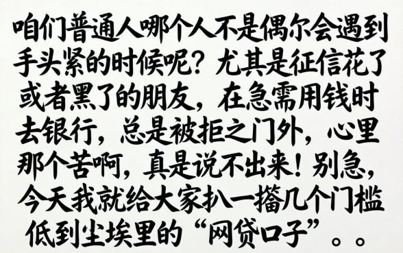 哪个口子下款不用还，整理5个无视黑花半夜下款的网贷软件