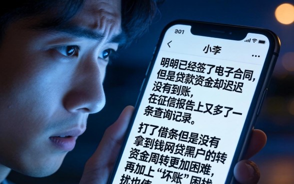 打了借条却没收到钱，归纳5个网贷黑户必过平台