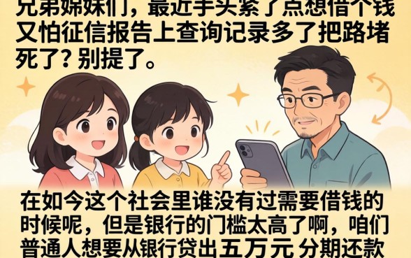 5万分36期的贷款，归集5个不用芝麻分能借的软件