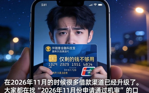 2026年11月机审下款的口子，鼎力推荐5个新上线贷款平台门槛低平台