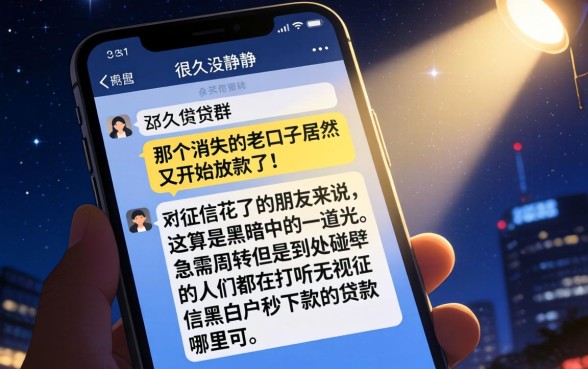 老口子又恢复放款，梳理五个无视征信黑白户秒下款的贷款
