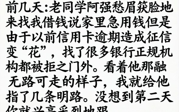 第一次秒下的口子，详细阐述5个黑户都能下的口子
