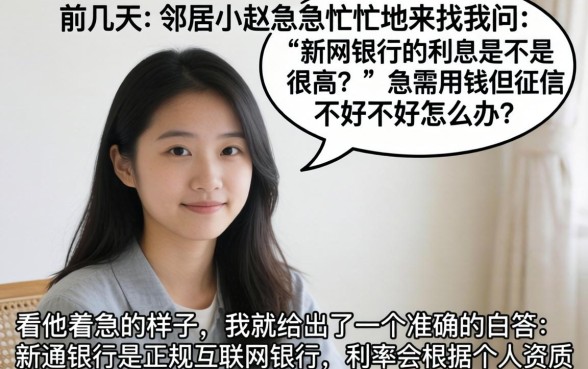 新网银行利率高吗，枚举5个不看征信网贷平台放款快的软件