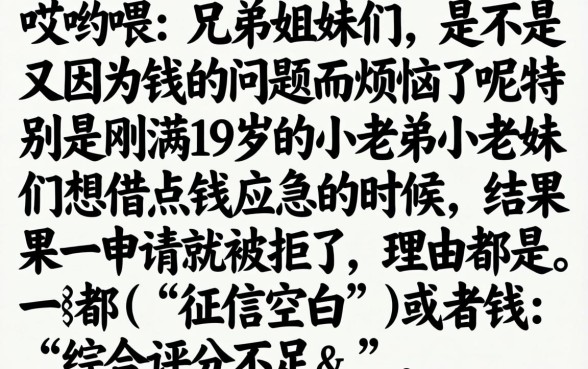 19岁能下款的网贷口子，罗列5个满19岁可以借款的软件