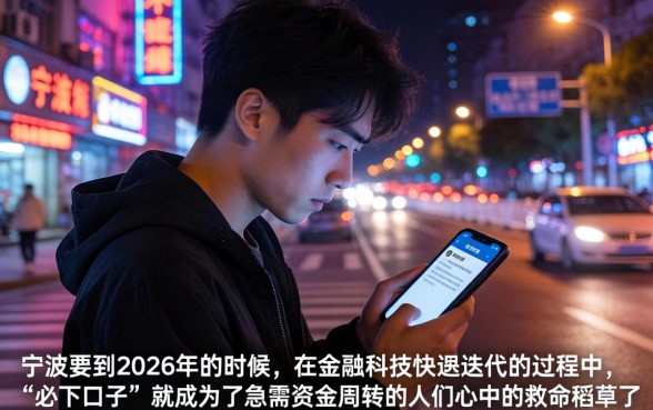 2026宁波系必下的口子，揭秘5个最新秒批小额贷款口子