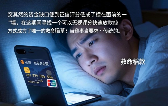 全国最容易下款的口子，概览5个无视评分的贷款口子