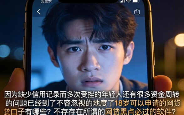 18岁能下的网贷口子，规整5个网贷黑户必过软件