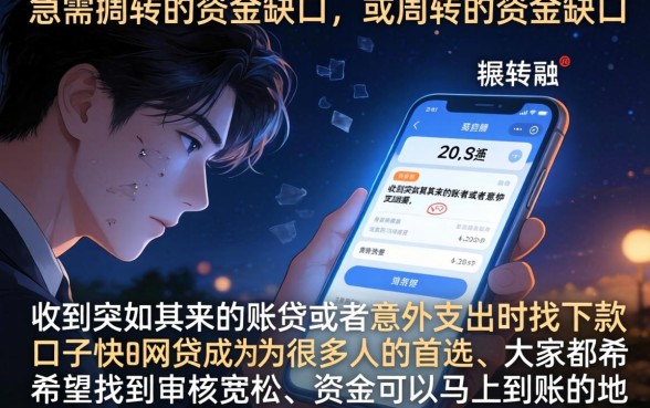 下款口子快的网贷，概览5个手机可以临时借钱的口子