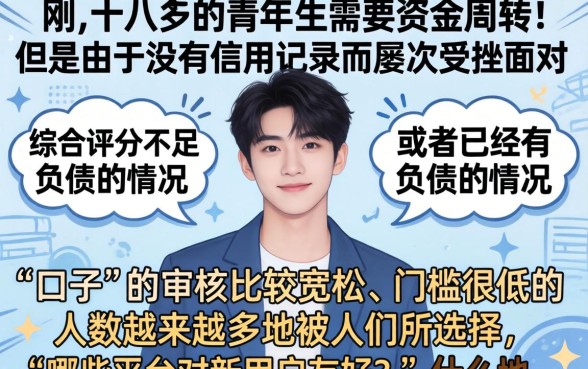 18岁有什么好下的口子，概括五个综合评分不足有负债都能下款口子