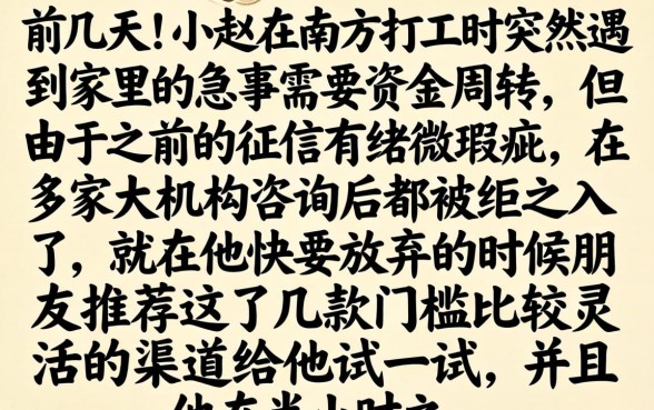 急速下款的贷款口子，理出5个不看征信无视黑白百分百下款网贷平台