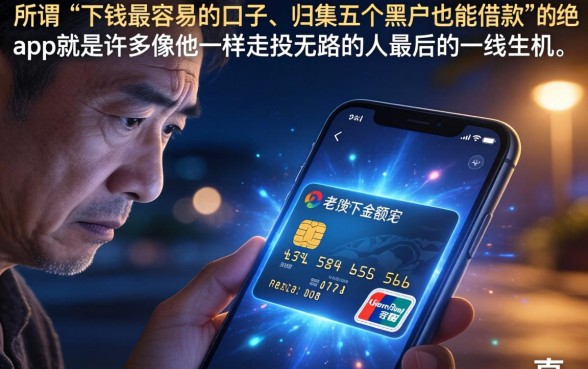 下钱最容易的口子，归集五个黑户也能借款的app