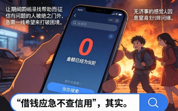 借钱应急不查信用，陈列5个借钱无视黑白100%秒下软件