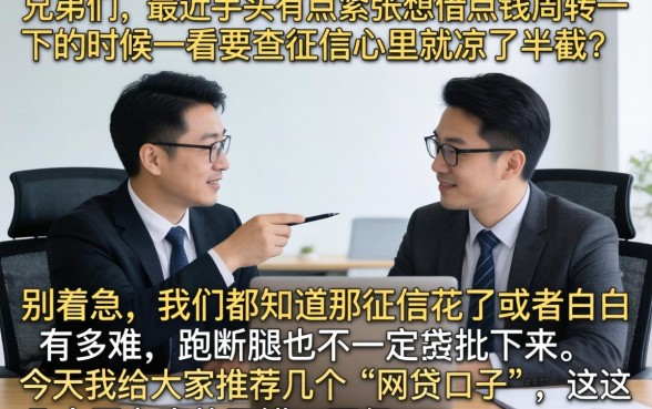 100下款的口子，陈列5个不看征信的借钱软件