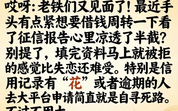 2026年3月黑花口子，枚举5个芝麻信用可以借钱的软件