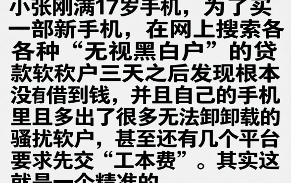 17岁可以做什么网贷，整合5个无视黑白的网贷app