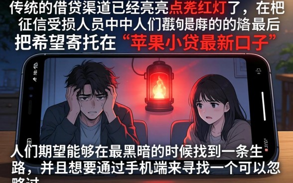 苹果小贷最新口子，陈列五个黑户百分百不拒的2000借款口子