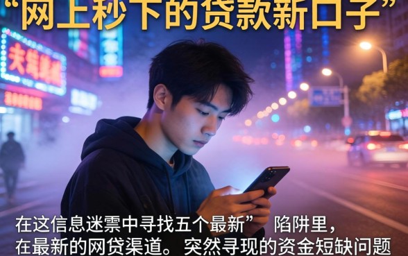 网上秒下的贷款新口子,揭秘五个最新网贷口子今日整理这五个软件