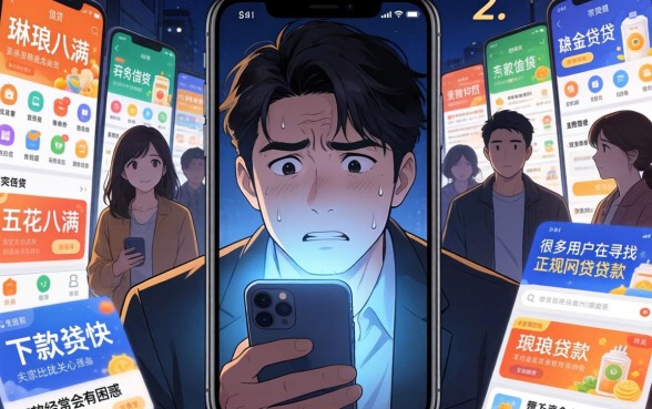 好下款的正规网贷,概括5个分期有额度的网贷app