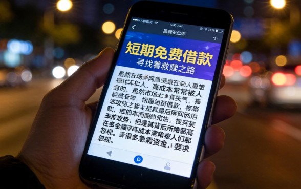 有没有短期免费借款，罗列五个高炮能下款的平台