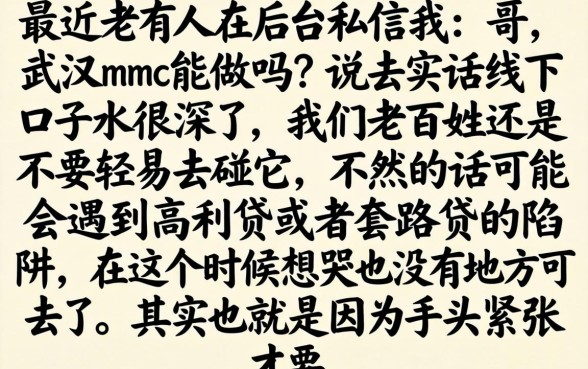 武汉mmc能搞吗，揭秘五个不用面签和芝麻分的贷款软件