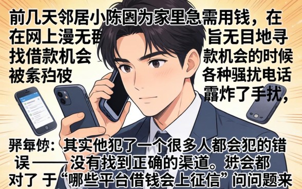 哪些平台借钱上征信，鼎力推荐五个门槛低易下款app