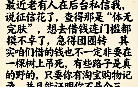 用淘宝能下的口子，详细阐述5个无视黑白户最新口子