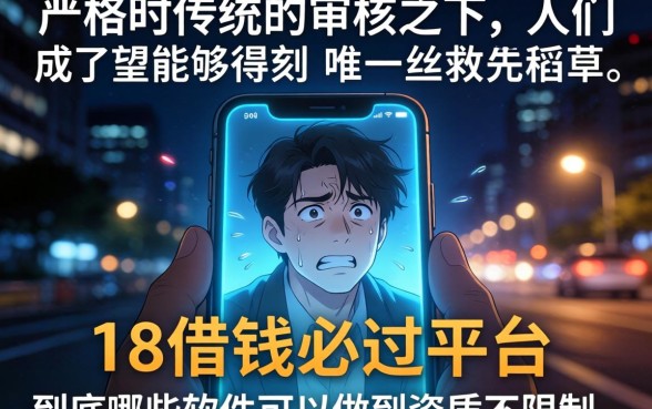 18借钱必过平台，陈列5个闪电审批的app