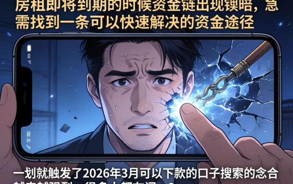 2026年3月能下款的口子，概括五个秒批通过的网贷平台