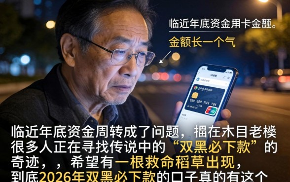 2026双黑必下款的口子，甄选5个无视黑白户下款的口子